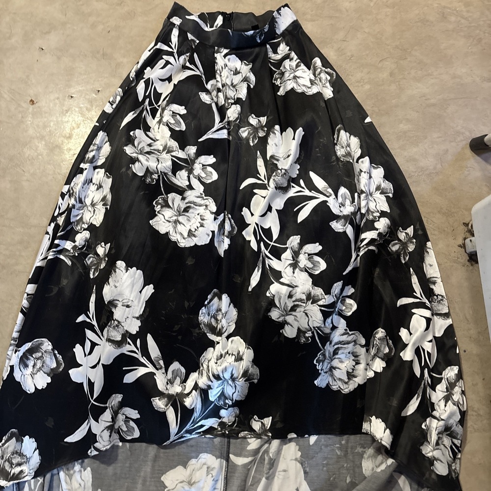 Jodi Kristopher skirt size‎ 1 full lined tulle Hi-Lo Formal Elegant Long